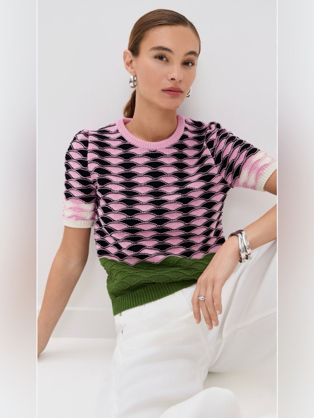 LA DOUBLEJ Sunset Knit T-shirt